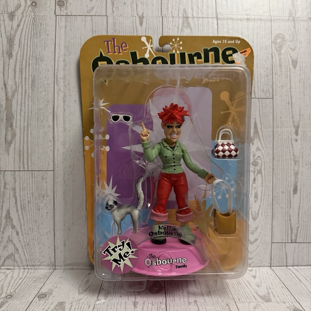 2002 Vintage The‎ Osbourne Family Kelly Talking Action Figure Ozzy Toy  New Nib